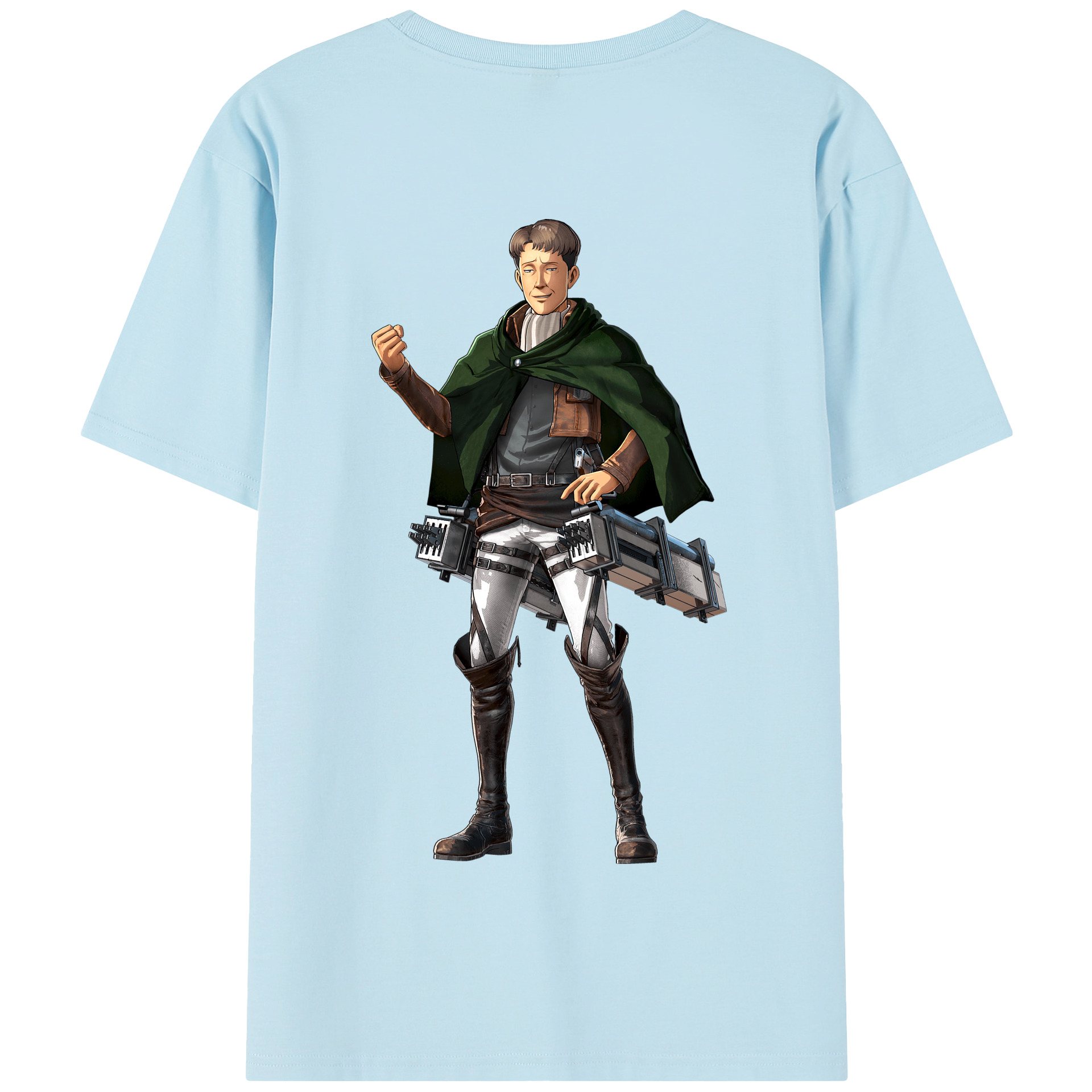 （画像用） 進撃の巨人 Attack on Titan 綿100％半袖Tシャツ（背面プリント）